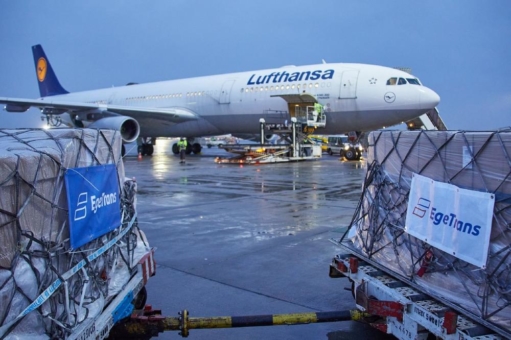 Lufthansa Cargo ermöglicht über 50 Prachterflüge für EgeTrans