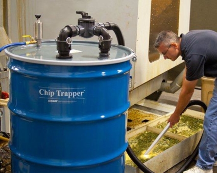 Der Spänefänger (Chip Trapper): einfache Trennung von Kühlmitteln bzw. Emulsionen von Feststoffen