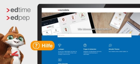 eurodata launcht Online-Hilfe für edtime und edpep