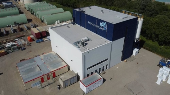 Innovative Anlage zur Wiederverwertung von Polystyrolschaum- Abbruchmaterial und zur Rückgewinnung wertvoller Ressourcen in den Niederlanden eröffnet