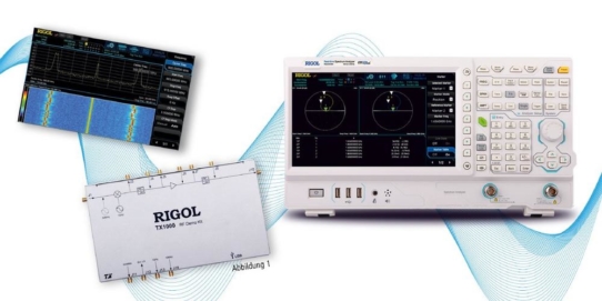 Rigol TX1000 RF Demo Kit in Kombination mit RSA3015N Spektrum-Analysator