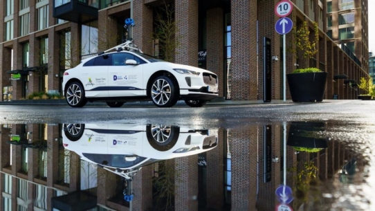 Jaguar Land Rover und Google messen die Luftqualität Dublins mit Hilfe des vollelektrischen I-PACE