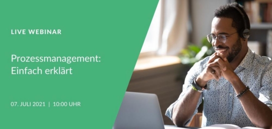 Live Webinar: Prozessmanagement einfach erklärt (Webinar | Online)