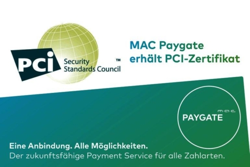 MAC Paygate erhält PCI-Zertifikat