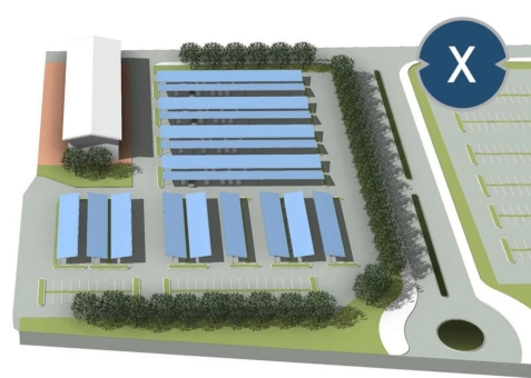 Solarcarport: Solar Carport oder Photovoltaik (PV) Solaranlage auf Flachdach bauen – Anlage aus Mannheim, Ulm oder Freiburg gesucht?