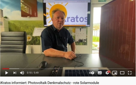 iKratos informiert über Photovoltaik Denkmalschutz