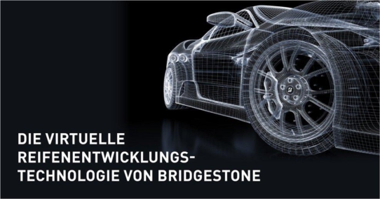 Bridgestone revolutioniert Reifenentwicklung mit virtueller Technologie