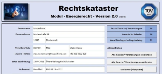 TÜV SÜD bietet komfortables Pflichtenmanagement bei Energiemanagementsystemen