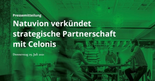 Natuvion verkündet strategische Partnerschaft mit Celonis