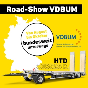Humbaur HTD 308525 K - jetzt besichtigen auf der VDBUM Road-Show
