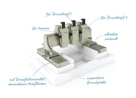 Hochpräzises Gantry-System zum 3D-Druck von Medikamenten