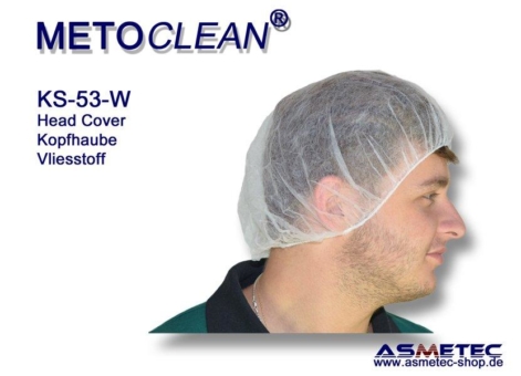Schutz für Kopf und Fuß -  METOCLEAN ESD-Mehrweg Überschuhe und Einweghauben von ASMETEC