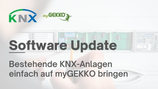 Bestehende KNX-Anlagen einfach auf myGEKKO bringen