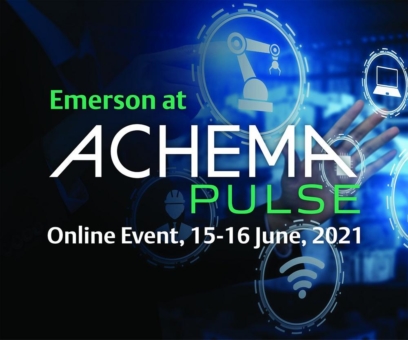 Emerson-Vorträge auf der ACHEMA Pulse setzen Akzente zur Optimierung der betrieblichen Performance und ökologischen Nachhaltigkeit