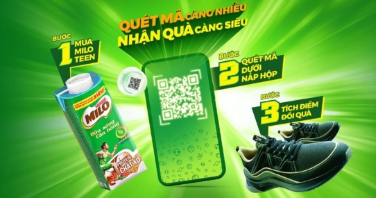 QR-Codes in Verschlusskappen: Nestlé Vietnam adressiert Gen Z mit "One Cap, One Code"-Lösung von SIG