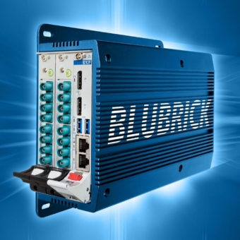 RS-1201-BLUBRICK: CompactPCI ® Serial - Robuste Box für Wandmontage