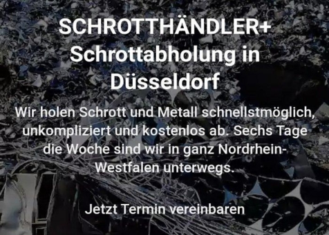 Schrottentsorgung In Düsseldorf Schnelle und Unkomplizierte sehr gut recycelt werden