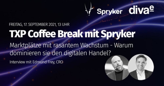 TXP Coffee Break mit Spryker - Markplätze mit rasantem Wachstum (Webinar | Online)