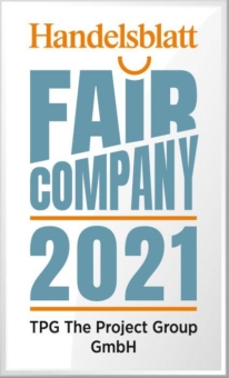 TPG The Project Group ausgezeichnet mit dem "Fair Company" Zertifikat für Arbeitgeber