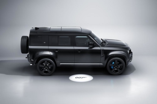 Neuer 007-Kinohit Keine Zeit zu sterben liefert die Inspiration zum exklusiven Sondermodell Land Rover Defender V8 Bond Edition