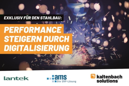 Online-Event für den Stahlbau: Performance steigern durch Digitalisierung