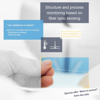 Structure and process monitoring based on fiber optic sensing (Seminar | Online)