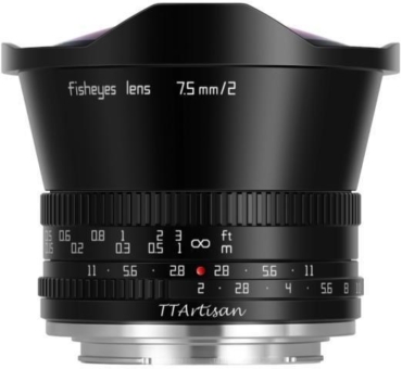 TTArtisan 7,5mm f/2,0 Fisheye