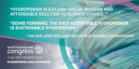 World Hydropower Congress 2021 endet mit historischem Moment für die Wasserkraftbranche - Voith Hydro war als Supporting Partner an der Veranstaltung beteiligt