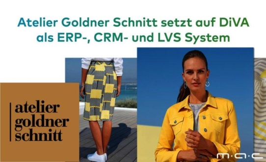 Atelier Goldner Schnitt setzt auf DiVA als ERP-, CRM- und LVS System