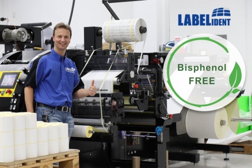 100% Bisphenol A (BPA) freie Etikettierung mit Labelident