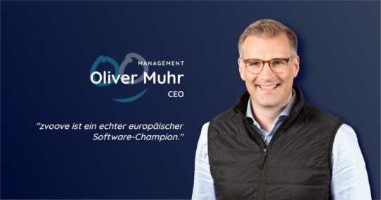 zvoove erweitert Management-Board: Oliver Muhr wird als CEO das erfolgreiche Wachstum weiter beschleunigen