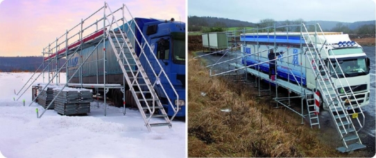 Die kalte Jahreszeit beginnt: Sicher unterwegs mit dem Original KRAUSE EisfreiGerüst-System