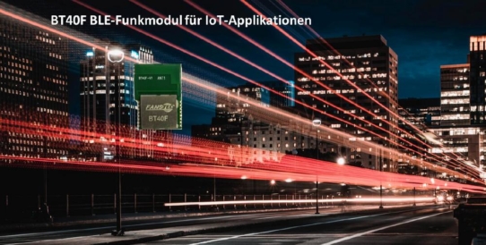 Bluetooth Low Energy mit Nordic-Power - IoT Funkmodul BT40F von Fanstel