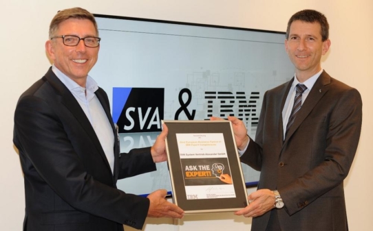 Award als „Best European Business Partner in IBM Expert Competencies” für SVA