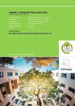 Umwelt-Produktdeklaration - maßgebliche Grundlage für nachhaltiges Bauen