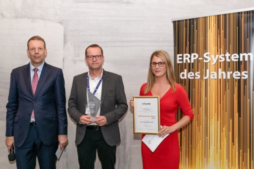 mesonic WinLine als ERP-System des Jahres ausgezeichnet