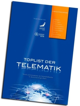 Die neueste Ausgabe des Buches "TOPLIST der Telematik" zum großen Award-Jubiläum!