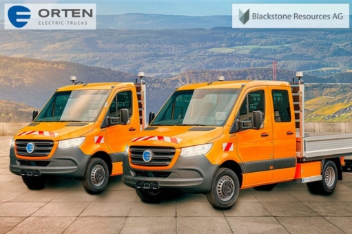 Blackstone Resources AG: ORTEN E-Truck wird unsere 3D-gedruckten High-Tech-Batterien verwenden