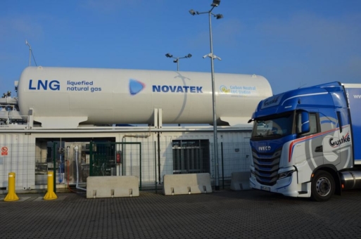 BioLNG an der NOVATEK LNG-Tankstelle in Deutschland verfügbar