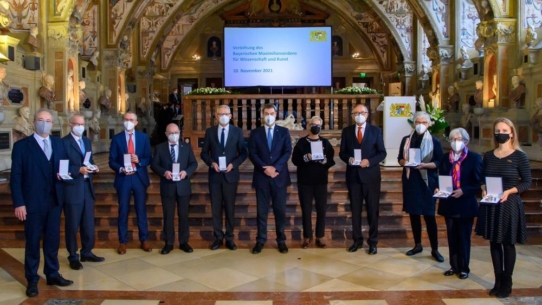 Höchste Auszeichnung des Freistaats Bayern für Wissenschaft und Kunst: Sechs Akademiemitglieder erhalten den Maximiliansorden