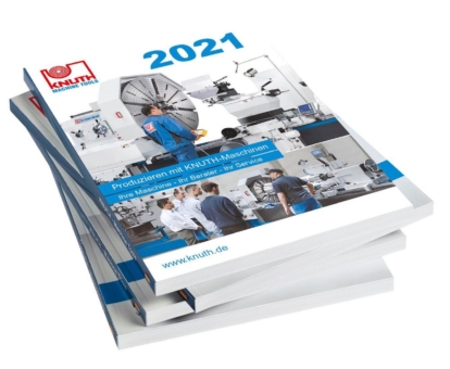 Pressemitteilung KNUTH Werkzeugmaschinen GmbH zum neuen Katalog 2021