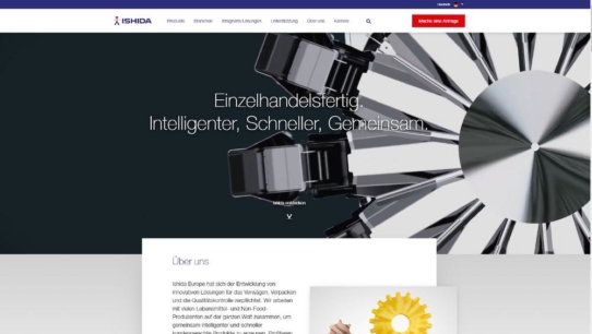 Ishida Europe launcht neue Website