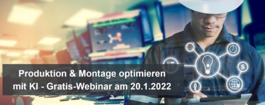 Produktion & Montage optimieren mit KI - Gratis-Webinar mit Projektbeispiel (Webinar | Online)