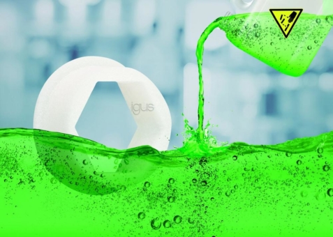 Neues SLS-Material von igus macht 3D-Druck chemikalienbeständiger Tribo-Bauteile möglich