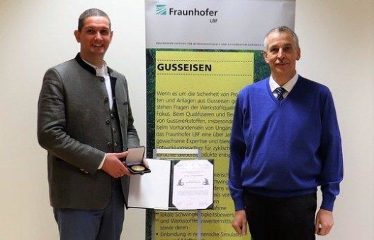 Galileo-Preis an Dr. Christoph Bleicher aus dem Fraunhofer LBF