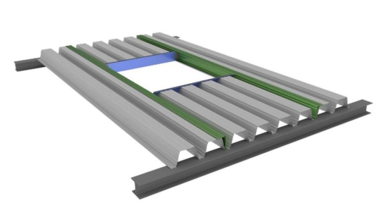 Ressourceneffizienter Rollformer zur Produktion von Dachwechselprofilen