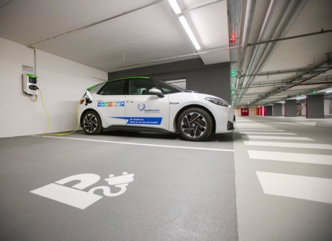 Schwäbisch Haller Parkstätte Langer Graben wird zum smarten E-Parkhaus