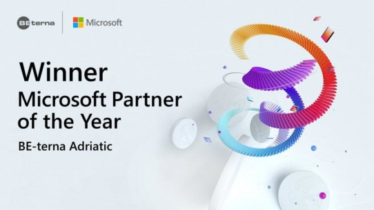 Der 2021 Microsoft Partner of the Year Award geht an BE-terna Adriatics!