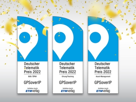 GPSoverIP: Deutscher Telematik Preis 2022 -  4.Erfolg in Reihe!