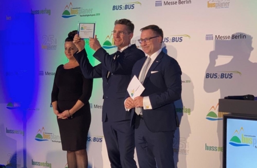 GPSauge MI6 v.2 gewinnt den Internationalen busplaner Nachhaltigkeitspreis 2019!